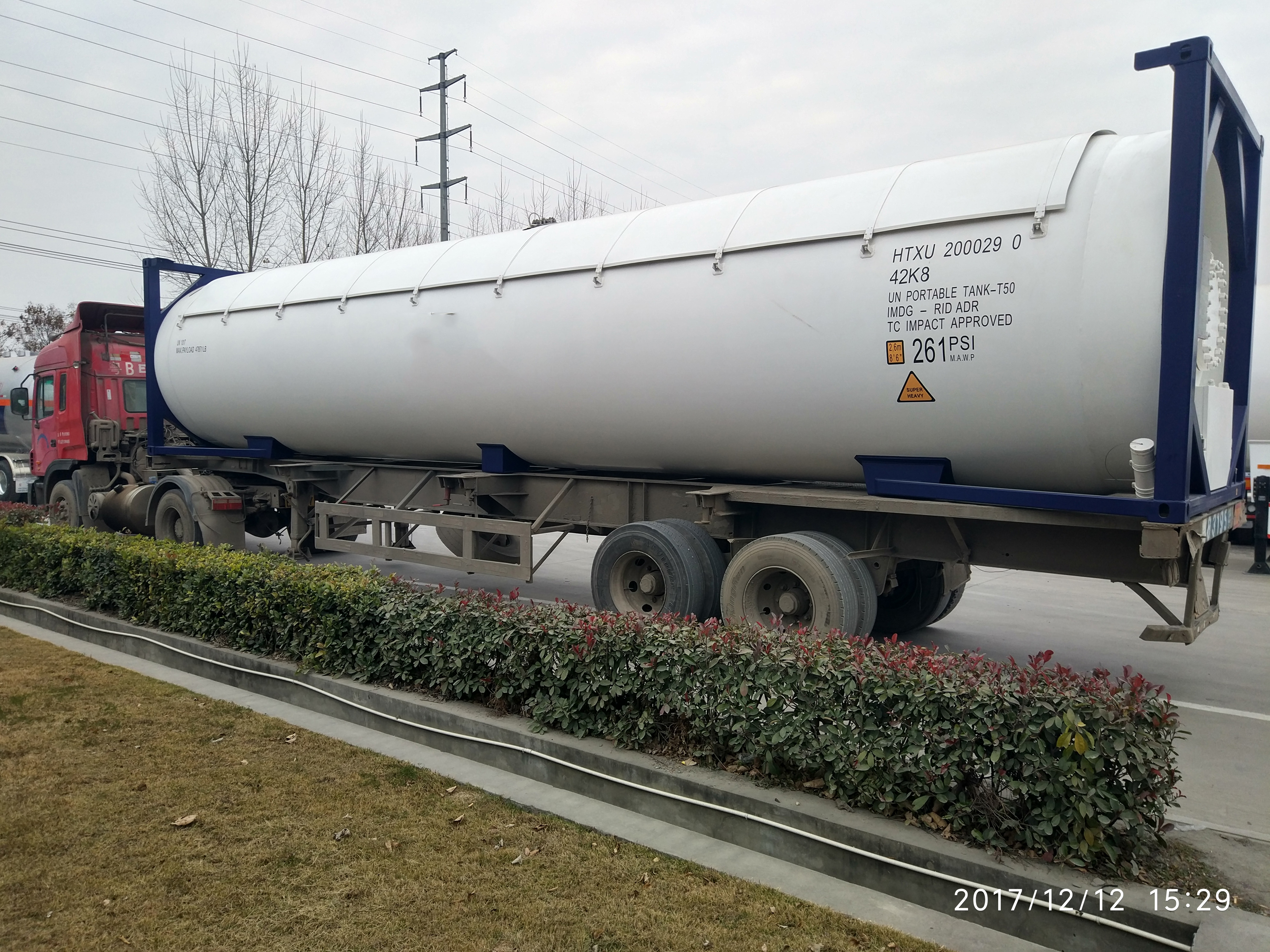 T50 20FT/ 40FT Propane METHYL CHLORIDE ETHANE ISO Tank Containers