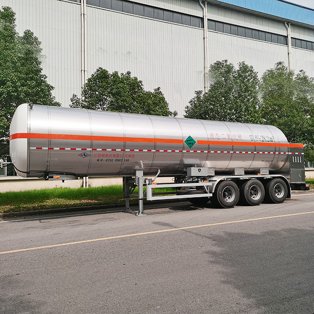 Cryogenic Liquid CO2 Semi-trailer Transportation Lorry Tanker Trailers