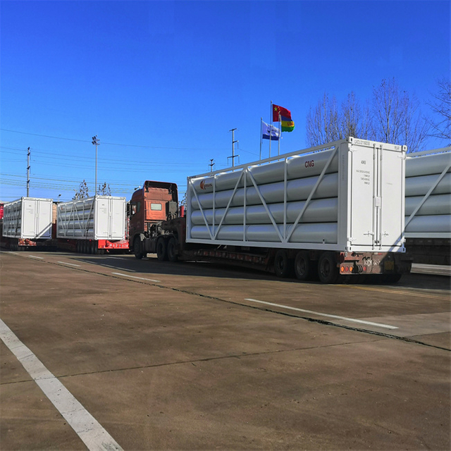 6-12 CNG Cylinder CNG Tube Trailer CNG Container Semi-Trailer