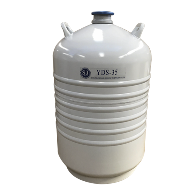 30 Liter Aluminum LN2 Dewar Tanks Liquid Nitrogen Containers