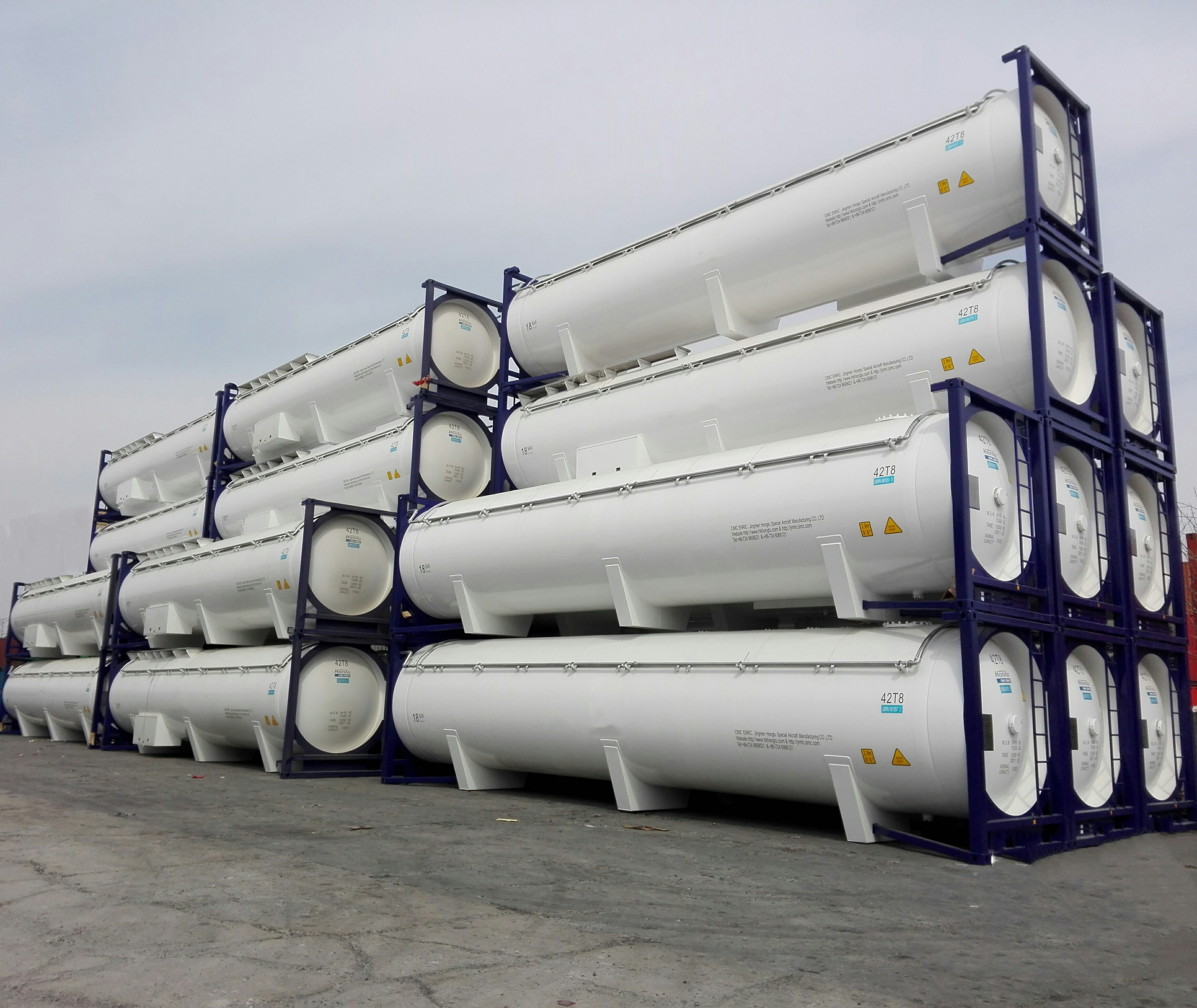 T50 20FT/ 40FT Propane METHYL CHLORIDE ETHANE ISO Tank Containers