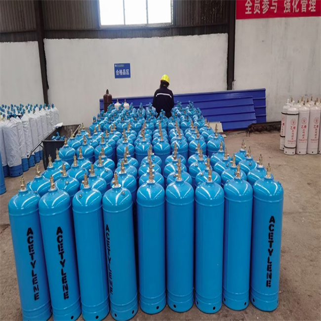 Welded Steel Dissolved Acetylene Gas Cylinders with Valves