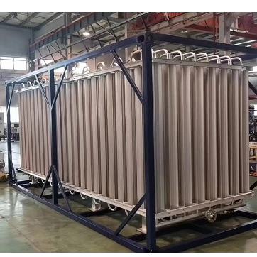 2000Nm3/h 20FT ISO Frame ASME TPED Atmospheric Evaporator