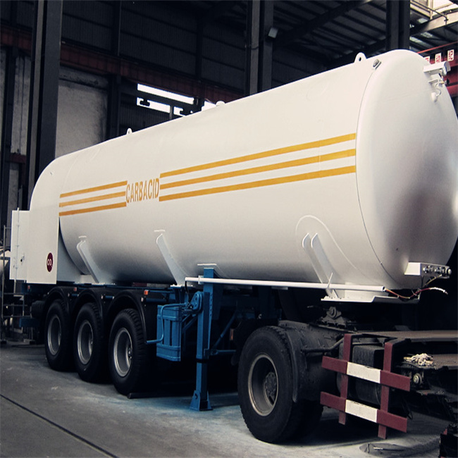 Cryogenic Liquid CO2 Semi-trailer Transportation Lorry Tanker Trailers