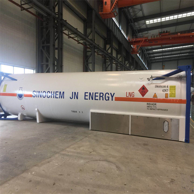 40FT 0.8Mpa Cryogenic Liquid Ethylene C2H4 LNG ISO Tank Container