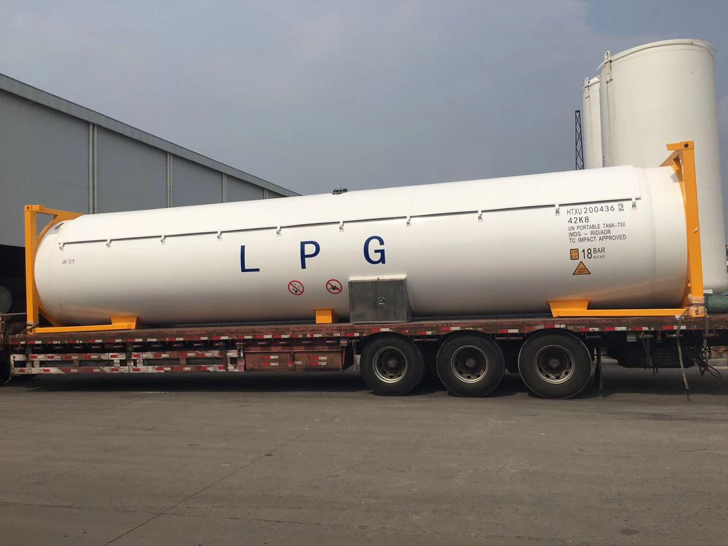 T50 20FT/ 40FT Propane METHYL CHLORIDE ETHANE ISO Tank Containers