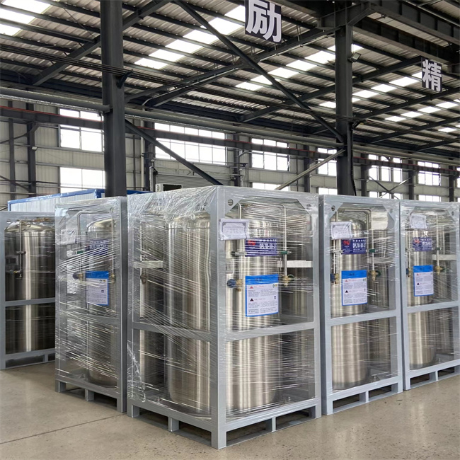 500L Vertical Portable Liquid Oxygen Nitrogen CO2 LNG Container Tank