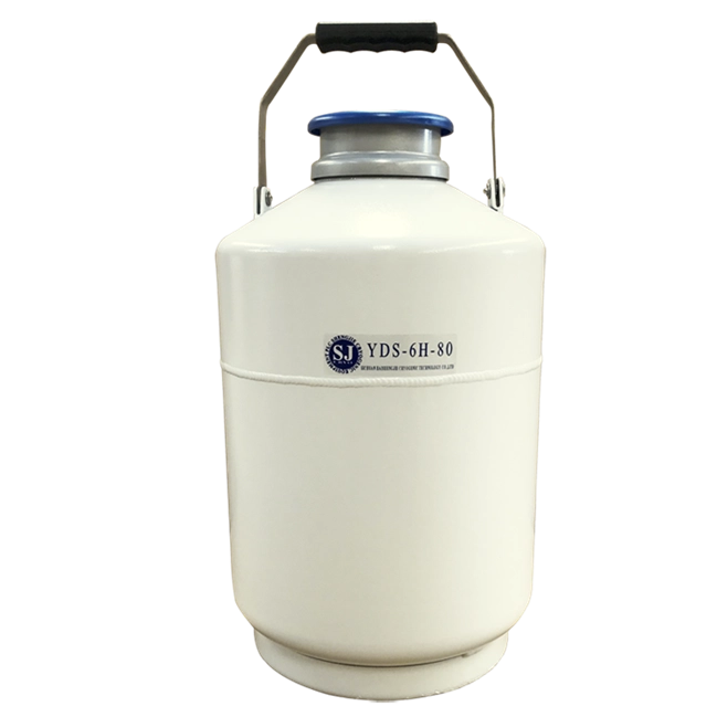  2L~10L Portable Liquid Nitrogen Dewar Tank for Semen Biological Storage