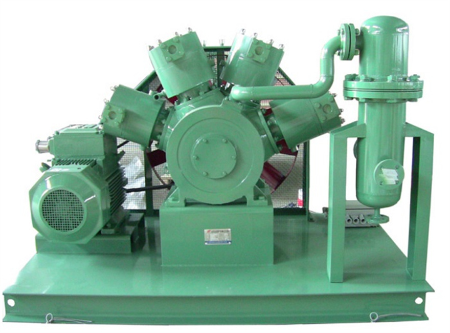 Oil-Free SF6/ Argon/ Helium/ Hydrogen/ Natural Gas Piston Compressors