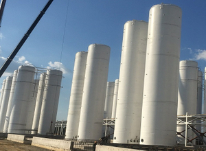 50~60m3 Low Temperature Double Wall Vertical LNG Storage Tanks