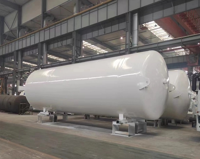 Horizontal LNG Storage Tanks Liquid Natural Gas Pressure Vessel