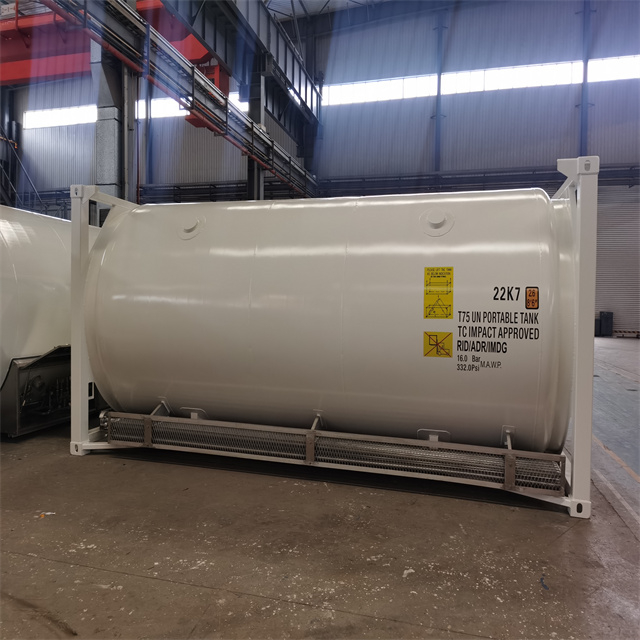 T75 Liquid Ethylene CO2 N2O LNG LIN LOX ISO Tank Containers