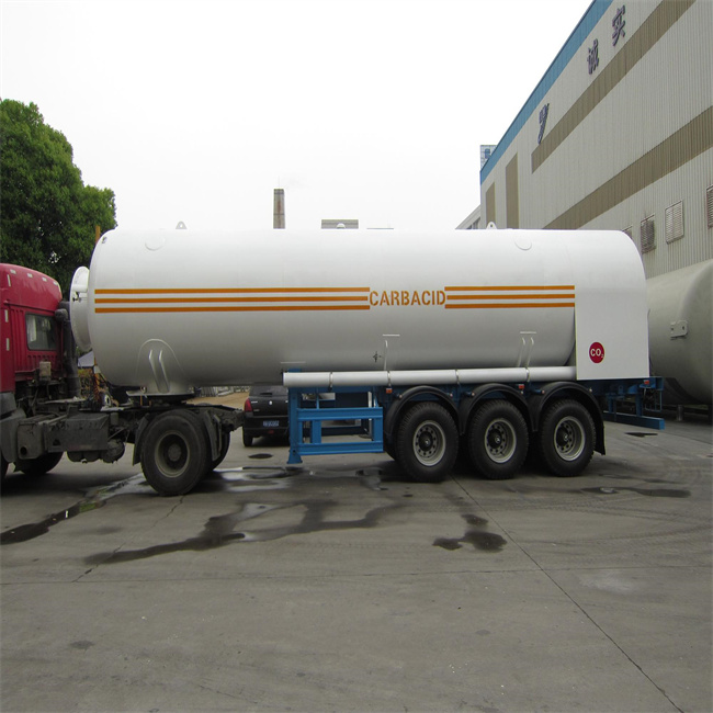 Cryogenic Liquid CO2 Semi-trailer Transportation Lorry Tanker Trailers