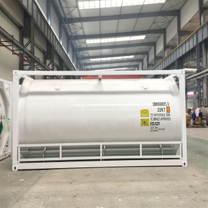 20FT 22bar Liquid Oxygen/ Nitrogen/ Argon/ CO2/ N2O ISO Tank Containers