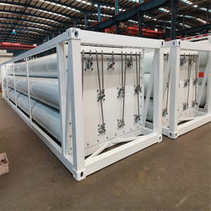 Compressed Hydrogen Nitrogen Helium CNG Skid Jumbo Tube Containers