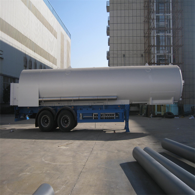 Cryogenic Liquid Argon Semi-trailer LAr LN2 LOX Transportation Lorry Tankers