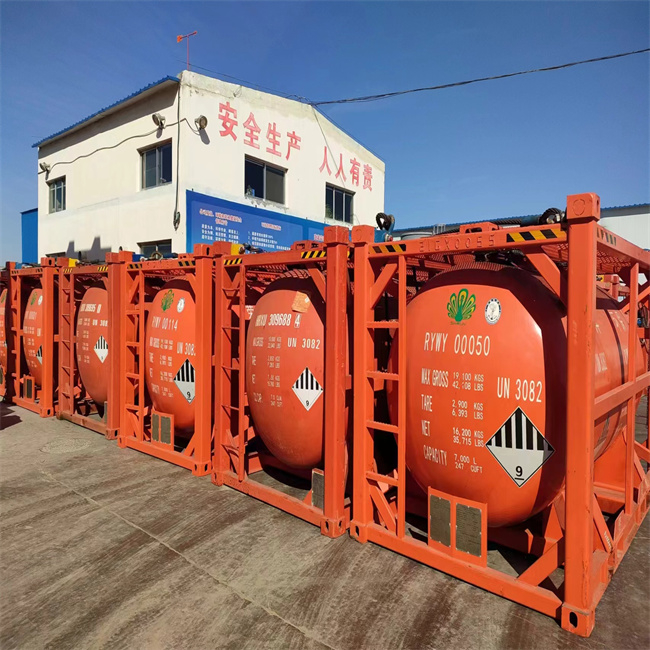 20FT Truck Mounted ISO Tank Containers for Waste Oil Fluid Transportation