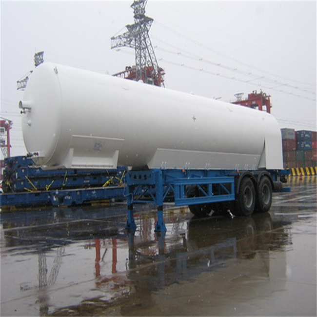 Cryogenic Liquid Argon Semi-trailer LAr LN2 LOX Transportation Lorry Tankers