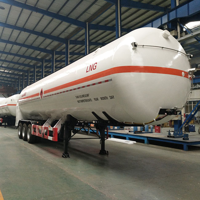 Cryogenic LNG Semi-Trailer Liquid Natural Gas Transportation Truck Trailers