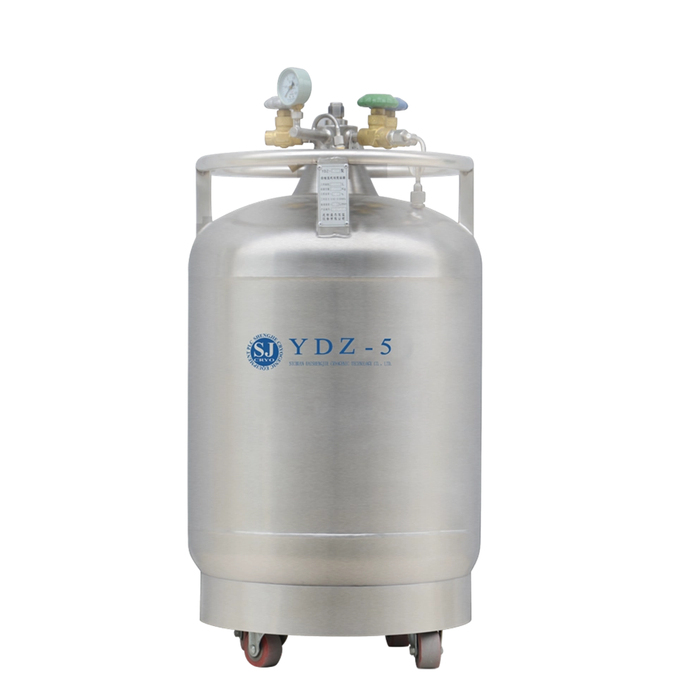 5~500L Stainless Steel Cryo Liquid Nitrogen Dewar Tank LIN Containers